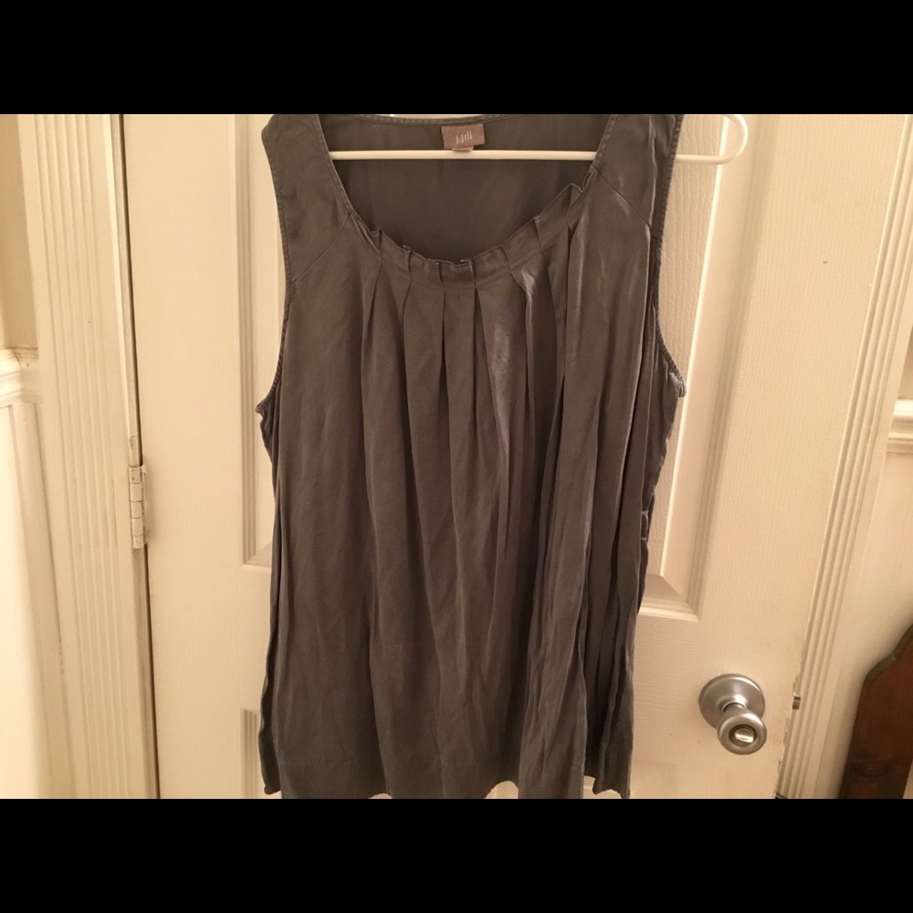 Dark Gray Sleeveless Top